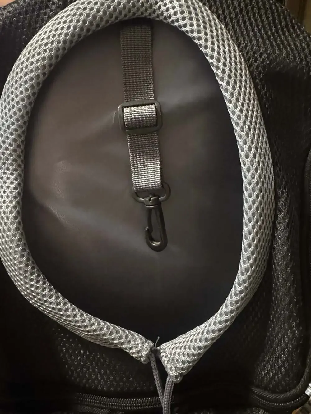 Petyfy Black and Gray Small Dog Cat Pet Carrier Backpack